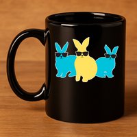 Bunny Squad 11oz C Handle Ceramic Mug