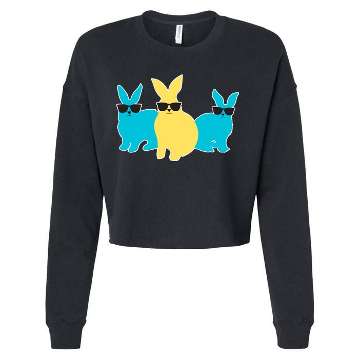 Bunny Squad Cropped Pullover Crew