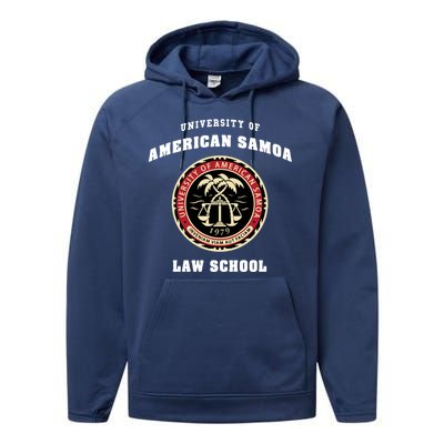 BCS University Of American Samoa Law School Performance Fleece Hoodie