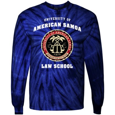 BCS University Of American Samoa Law School Tie-Dye Long Sleeve Shirt