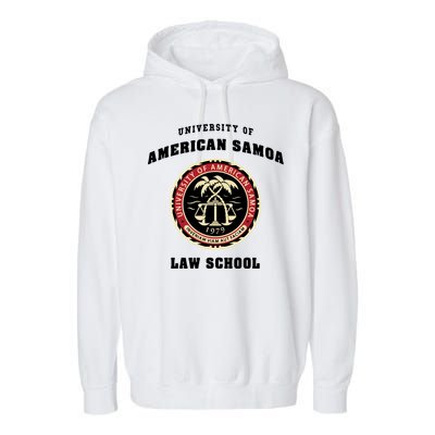 BCS University Of American Samoa Law School Garment-Dyed Fleece Hoodie