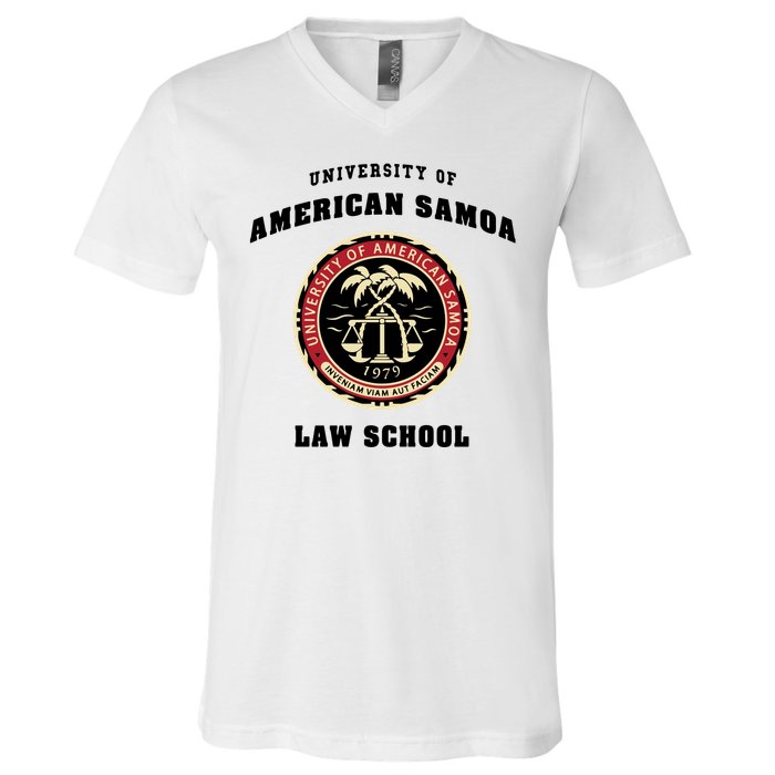 BCS University Of American Samoa Law School V-Neck T-Shirt