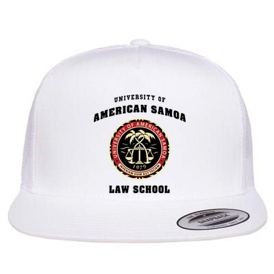 BCS University Of American Samoa Law School Flat Bill Trucker Hat