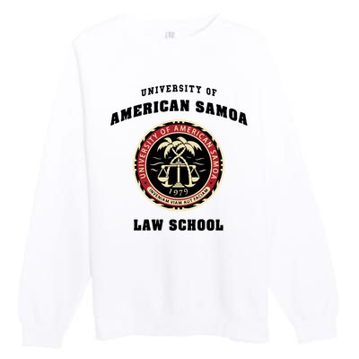 BCS University Of American Samoa Law School Premium Crewneck Sweatshirt