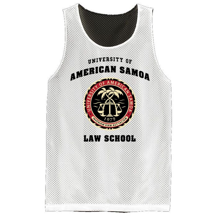 BCS University Of American Samoa Law School Mesh Reversible Basketball Jersey Tank