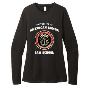 BCS University Of American Samoa Law School Womens CVC Long Sleeve Shirt