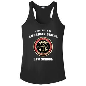 BCS University Of American Samoa Law School Ladies PosiCharge Competitor Racerback Tank