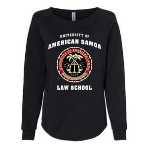 BCS University Of American Samoa Law School Womens California Wash Sweatshirt