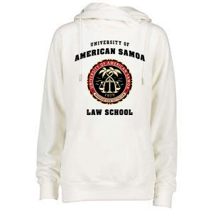 BCS University Of American Samoa Law School Womens Funnel Neck Pullover Hood