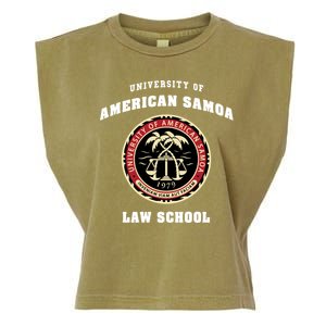 BCS University Of American Samoa Law School Garment-Dyed Women's Muscle Tee