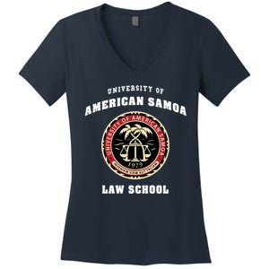 BCS University Of American Samoa Law School Women's V-Neck T-Shirt