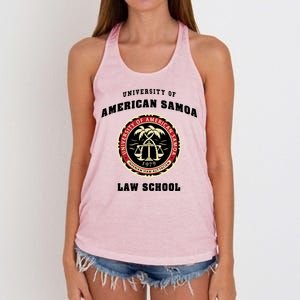 BCS University Of American Samoa Law School Women's Knotted Racerback Tank