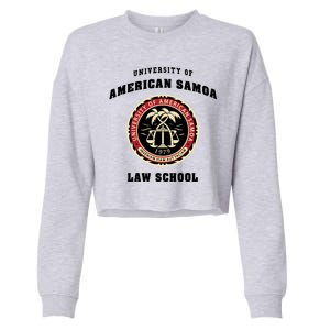 BCS University Of American Samoa Law School Cropped Pullover Crew