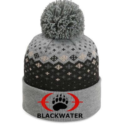 Blackwater Usa Private Military The Baniff Cuffed Pom Beanie