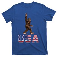 Bigfoot Usa Patriotic For Sasquatch Rock On T-Shirt