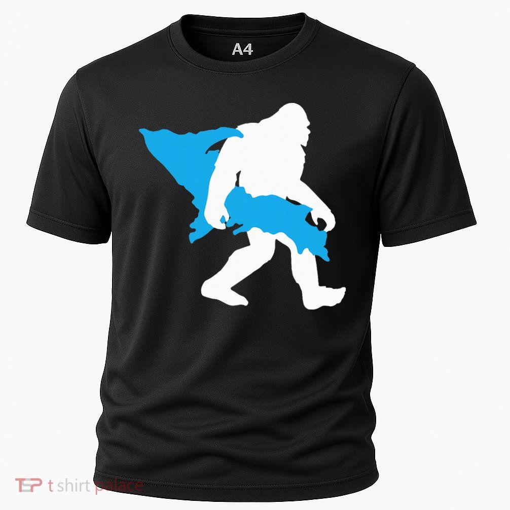 Bigfoot Upper Peninsula Funny Sasquatch Up Mi Performance Shirt