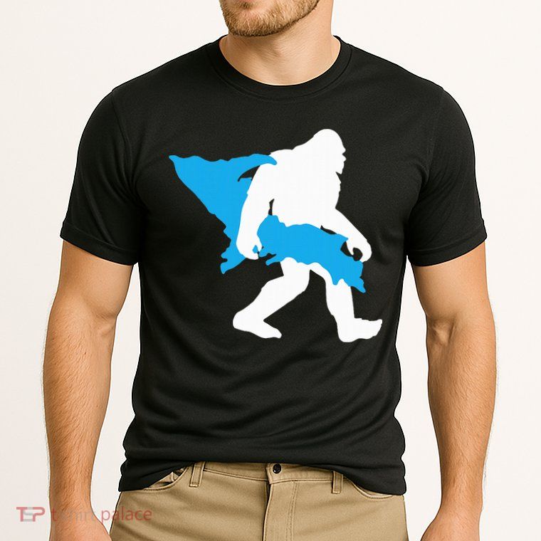 Bigfoot Upper Peninsula Funny Sasquatch Up Mi Performance Shirt