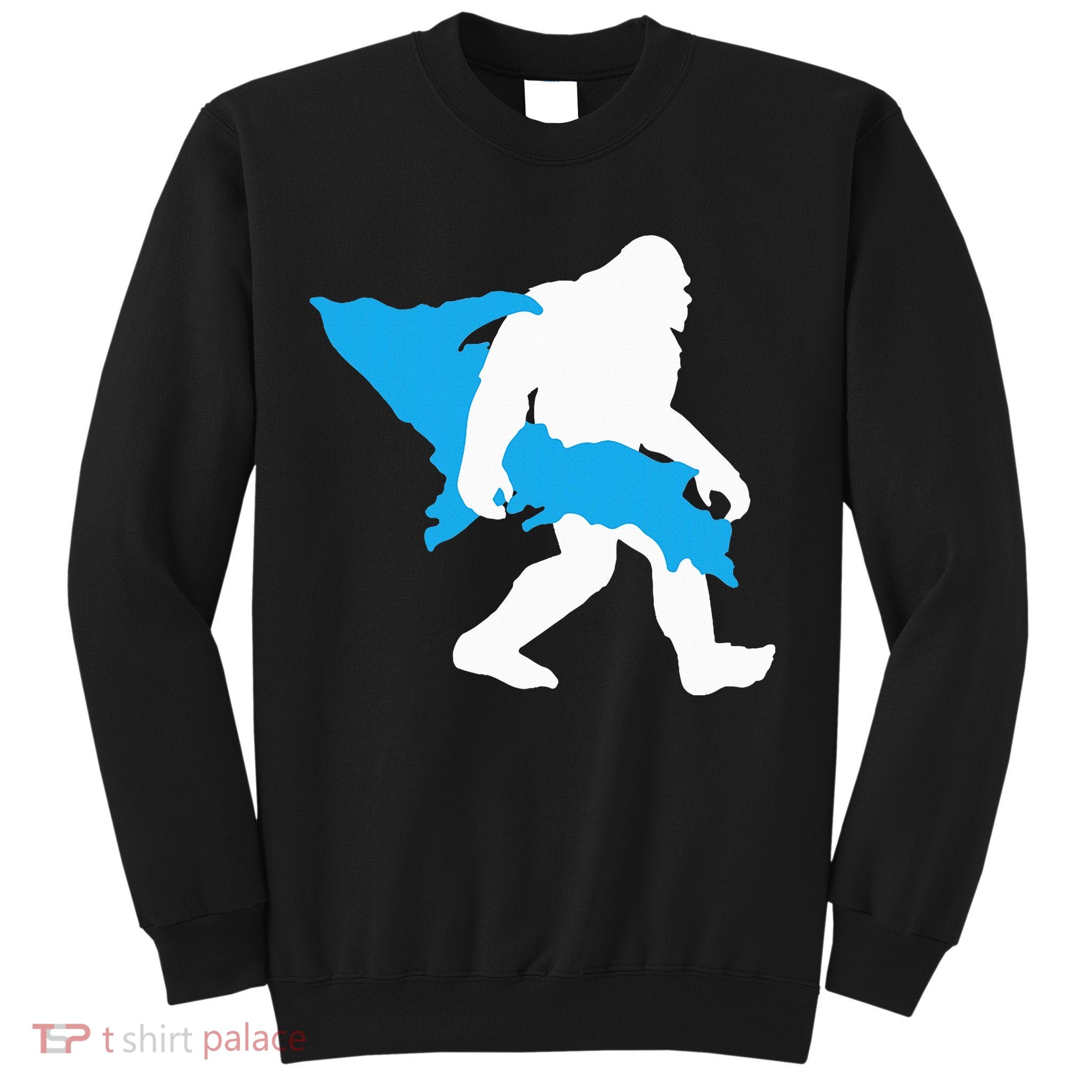 Bigfoot Upper Peninsula Funny Sasquatch Up Mi Sweatshirt