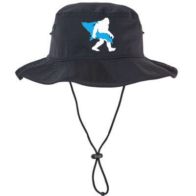 Bigfoot Upper Peninsula Funny Sasquatch Up Mi Bucket Hat
