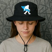 Bigfoot Upper Peninsula Funny Sasquatch Up Mi Bucket Hat