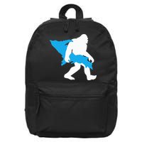 Bigfoot Upper Peninsula Funny Sasquatch Up Mi 16 in Basic Backpack