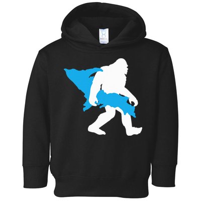 Bigfoot Upper Peninsula Funny Sasquatch Up Mi Toddler Hoodie