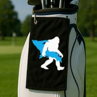 Bigfoot Upper Peninsula Funny Sasquatch Up Mi Golf Towel