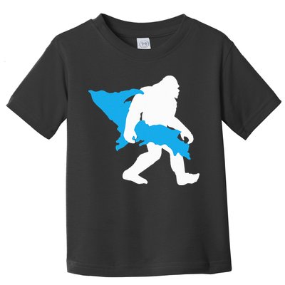 Bigfoot Upper Peninsula Funny Sasquatch Up Mi Toddler T-Shirt