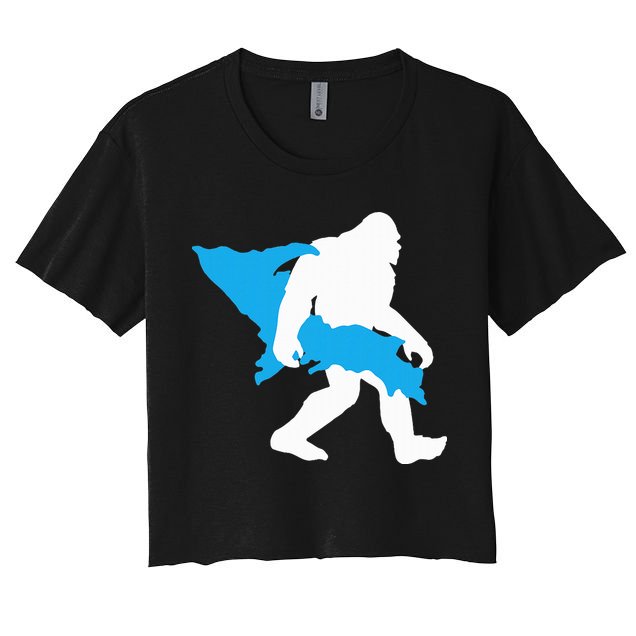Bigfoot Upper Peninsula Funny Sasquatch Up Mi Crop Top