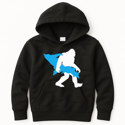 Bigfoot Upper Peninsula Funny Sasquatch Up Mi Kids Hoodie