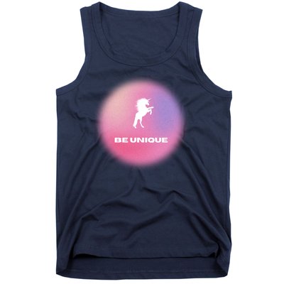 Be Unique Pink Unicorn Tank Top