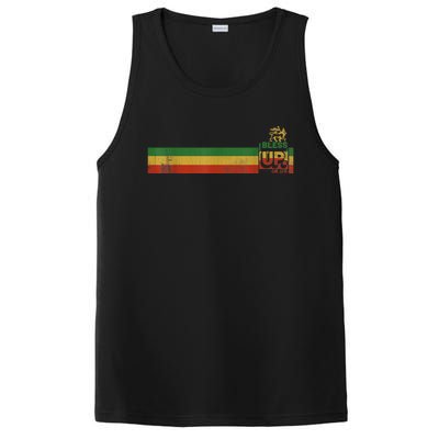 Bless UP Rasta Jamaica Roots Rock Reggae PosiCharge Competitor Tank