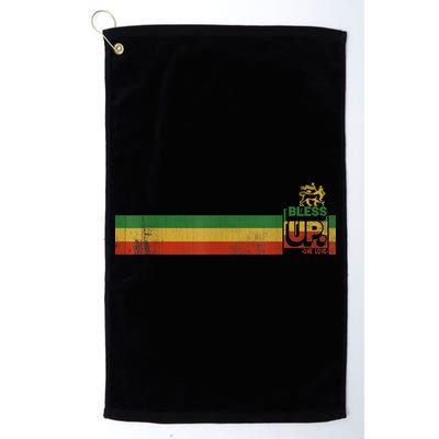 Bless UP Rasta Jamaica Roots Rock Reggae Golf Towel
