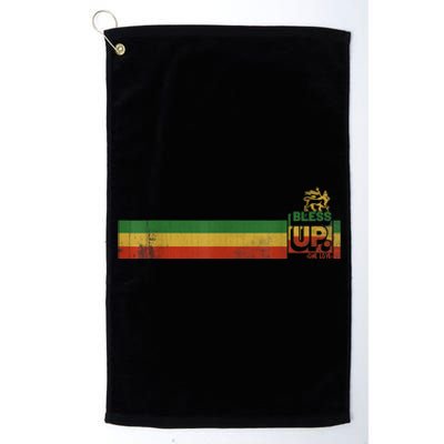 Bless UP Rasta Jamaica Roots Rock Reggae Platinum Collection Golf Towel