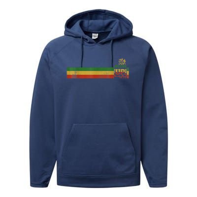 Bless UP Rasta Jamaica Roots Rock Reggae Performance Fleece Hoodie