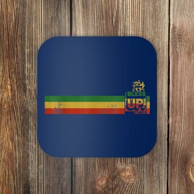 Bless UP Rasta Jamaica Roots Rock Reggae Coaster