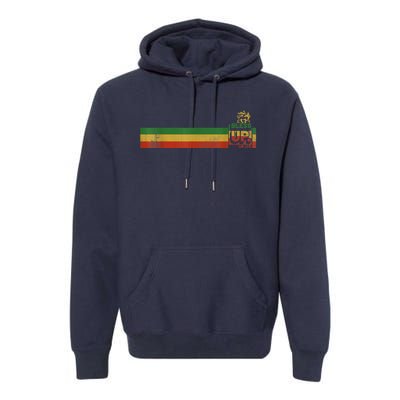 Bless UP Rasta Jamaica Roots Rock Reggae Premium Hoodie