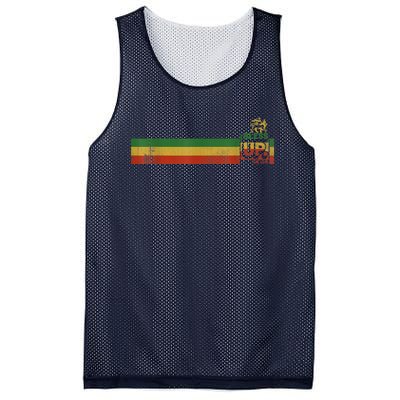 Bless UP Rasta Jamaica Roots Rock Reggae Mesh Reversible Basketball Jersey Tank