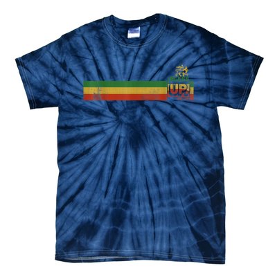 Bless UP Rasta Jamaica Roots Rock Reggae Tie-Dye T-Shirt