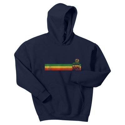 Bless UP Rasta Jamaica Roots Rock Reggae Kids Hoodie