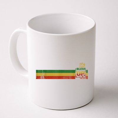 Bless UP Rasta Jamaica Roots Rock Reggae Coffee Mug