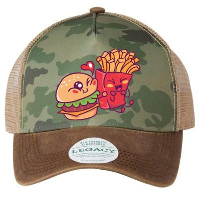 Burger Loves Fries Legacy Tie Dye Trucker Hat