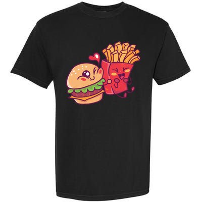 Burger Loves Fries Garment-Dyed Heavyweight T-Shirt