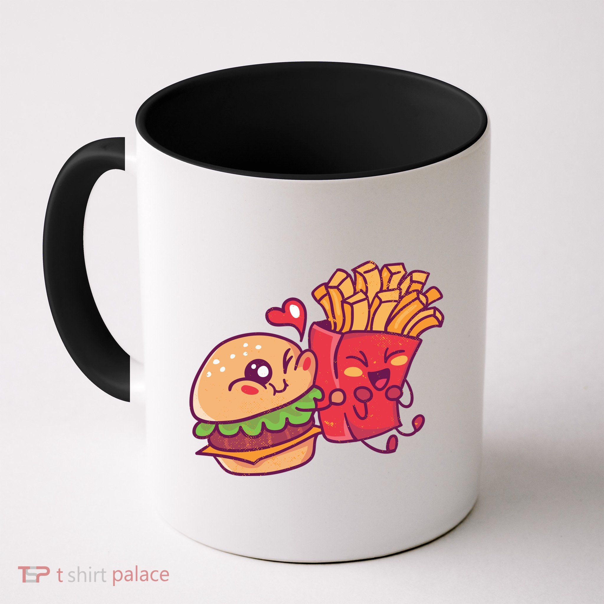 Burger Loves Fries Mug