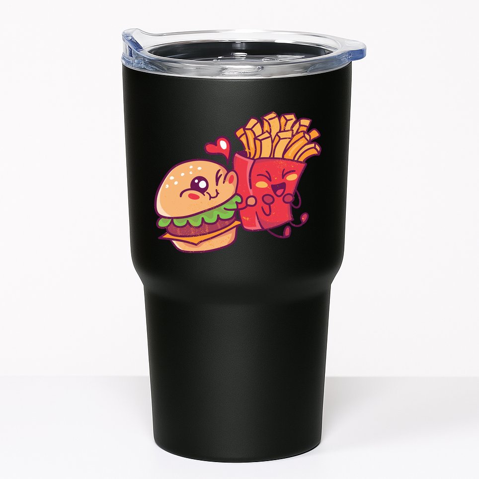 Burger Loves Fries Tumbler