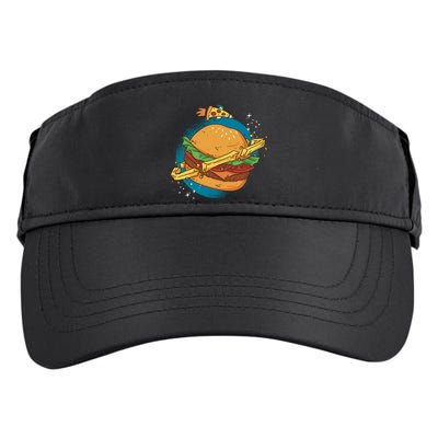 Burger Planet Adult Drive Performance Visor