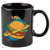 Burger Planet 11oz C Handle Ceramic Mug