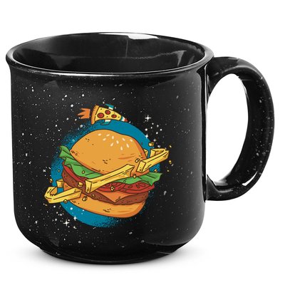 Burger Planet 15oz Campfire Ceramic Mug