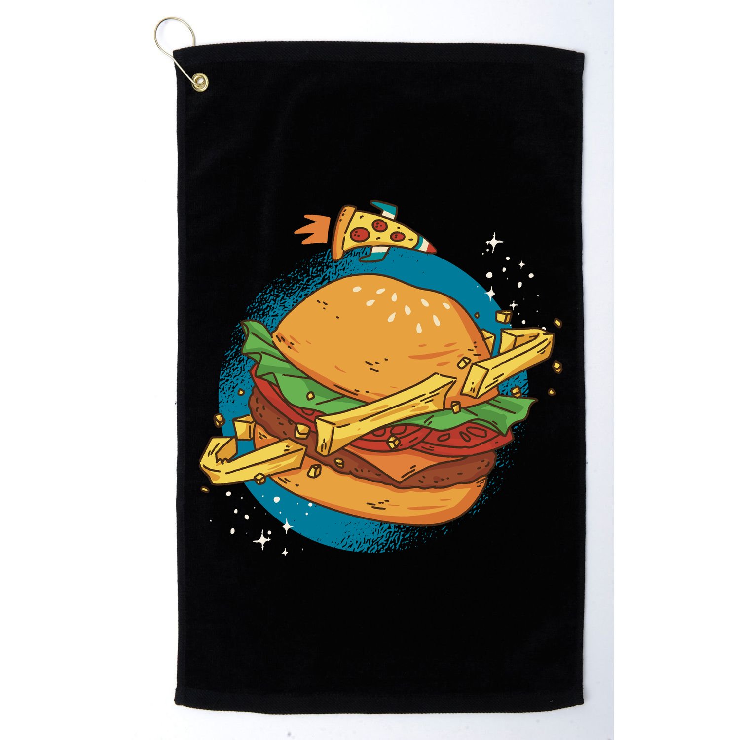 Burger Planet Golf Towel