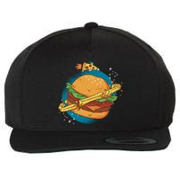 Burger Planet Wool Snapback Cap